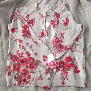 A button down sweater